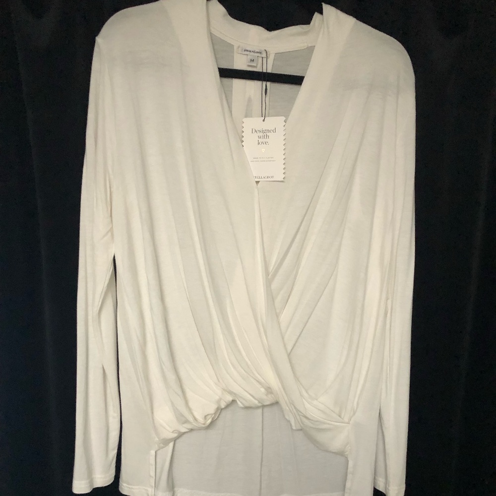 Stella & Dot White Blouse